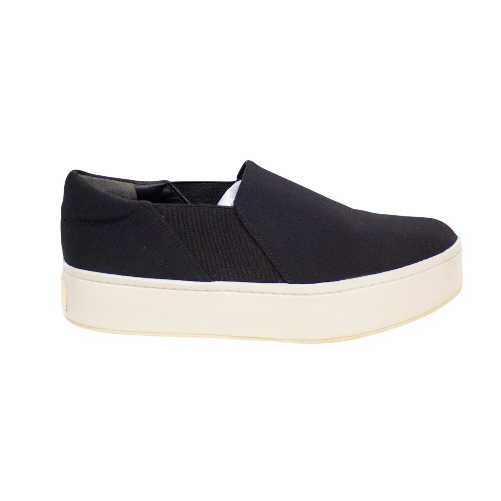 Vince. Warren Platform Slip On Sneakers | Black Canvas Loafer Sneaker Size 7 - Picture 12 of 14